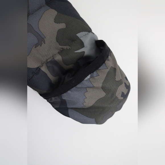 Next Baby Boys Camouflage Khaki Dino Print Snowsuit 3-6 months - New with tags - Picture 3 of 7
